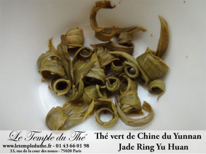 Thé vert de Chine Yunnan Jade Ring Yu Huan printemps