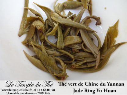 Thé vert de Chine Yunnan Jade Ring Yu Huan printemps